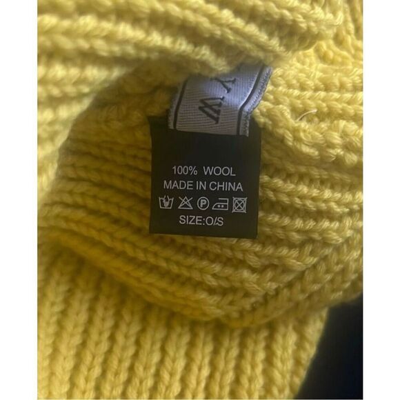 Wyeth Parker Beanie One Size in Maize - Picture 6 of 6